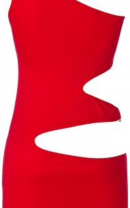 Axami - V-9249 Red Dress