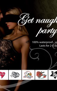 Adult Body Art - Get Naughty Party