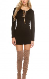 Forever Sexy - KO-1519OS Sexy Sweater Dress