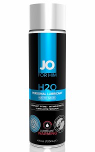 System JO - Men H2O Smøremiddel Warming 120 ml