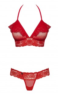 Obsessive - 863-SET-3 Rødt bikinisæt