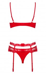 Obsessive - Heartina 3pcs. Sexy Red Set
