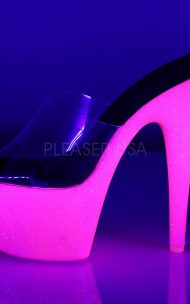Pleaser - ADORE-701UVG UV Luminous Flip Flops