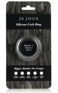 Je Joue - Pierścień erekcyjny - Je Joue Silicone C-Ring Maximum Stretch Black