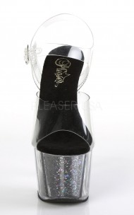Pleaser - ADORE-708CG Platform Ankle Strap Sandal